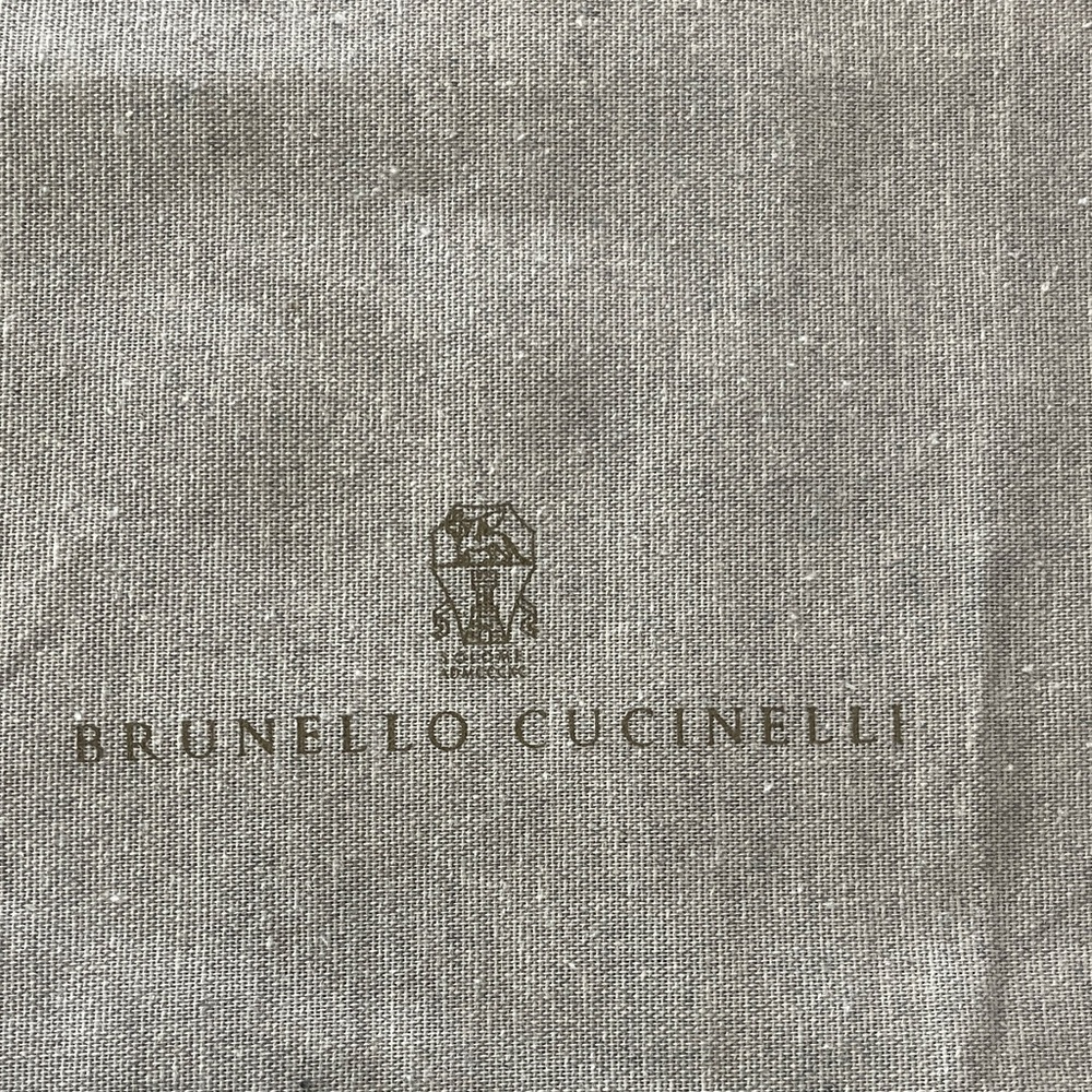 Brunello Cucinelli Light Gray Drawstring Bag - image 2